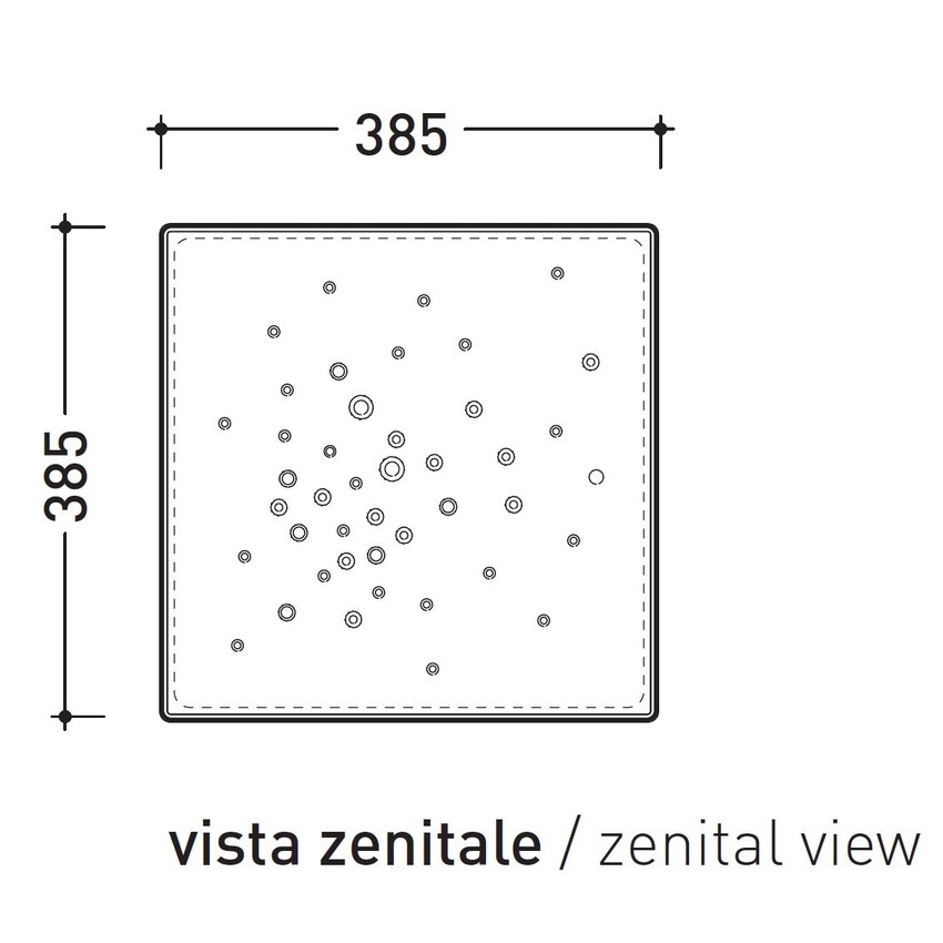 Immagine di Flaminia ALBERO sistema doccia L.118 P.79 cm a destra AB238/C+AB6AD+ABM