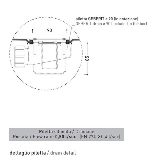 Immagine di Flaminia ALBERO sistema doccia 118 cm AB238/C+AB9M+ABM