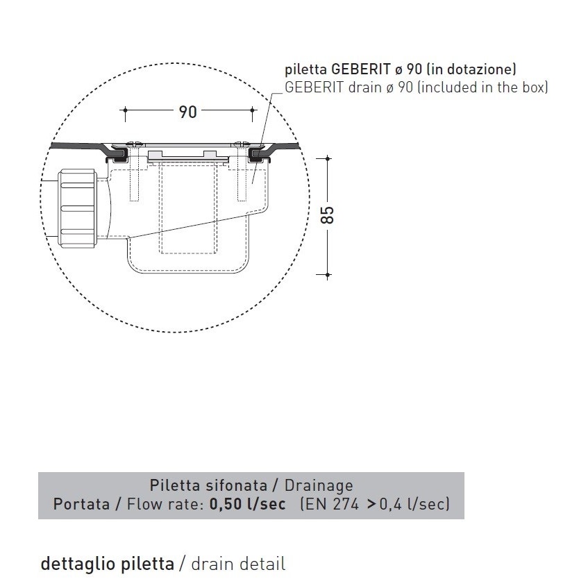 Immagine di Flaminia ALBERO sistema doccia 118 cm AB238/C+AB9M+ABM
