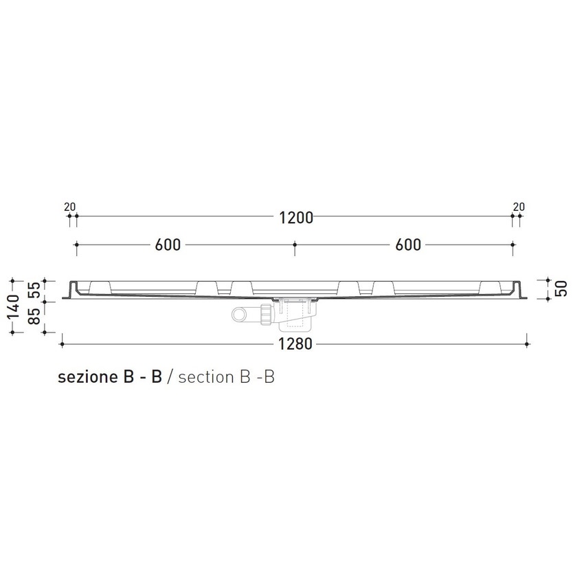 Immagine di Flaminia ALBERO sistema doccia L.118 P.79 cm a destra AB238/C+AB6AD+ABM