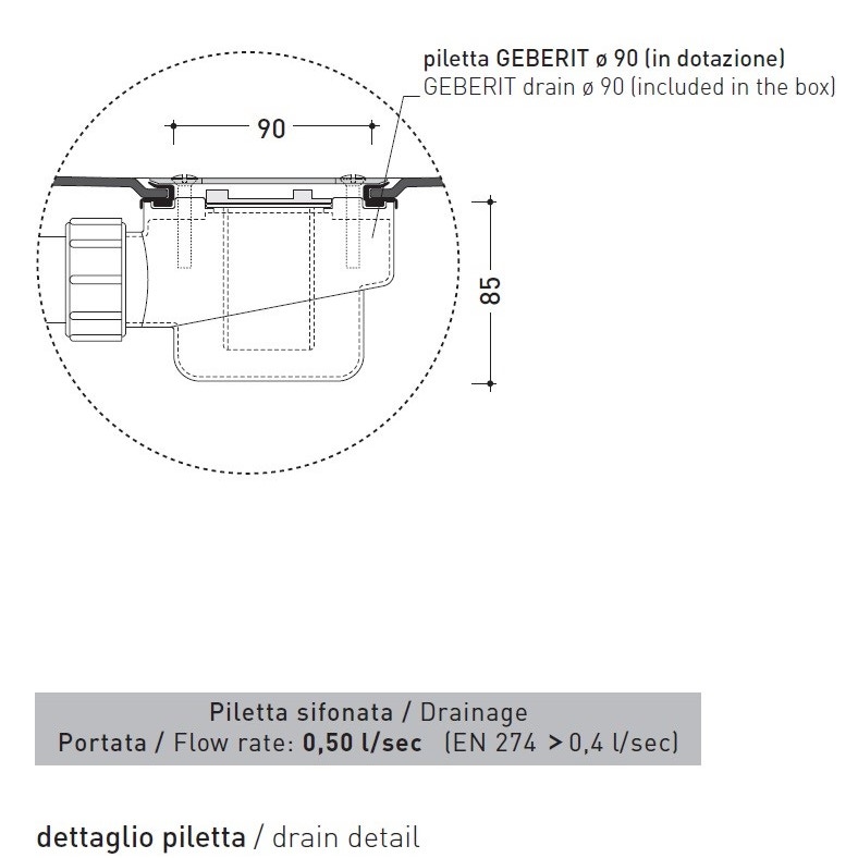 Immagine di Flaminia ALBERO contenitore 9 moduli 128 cm, con sede per colonna doccia AB9A