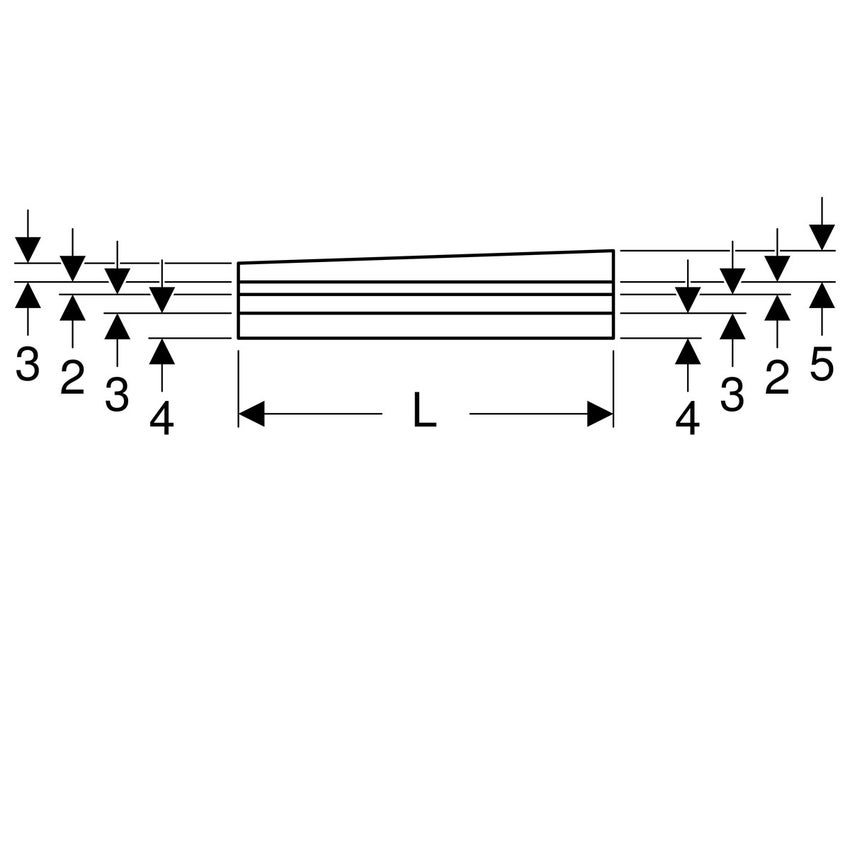 Immagine di Geberit pannello doccia rivestibile con piastrelle, con profilo a L misura L.120 P.100 cm 154.265.00.1