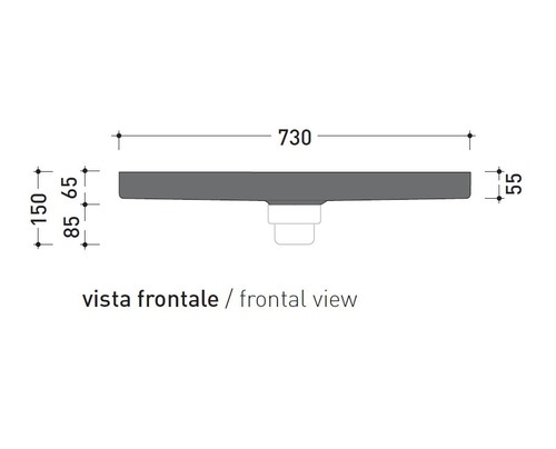 Immagine di Flaminia TATAMI contenitore in polistirene ad alta densità per 2 moduli 5000B2