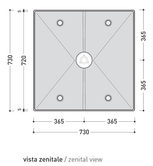 Immagine di Flaminia TATAMI contenitore in polistirene ad alta densità per 2 moduli 5000B2