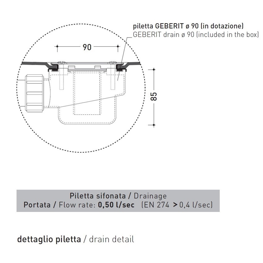 Immagine di Flaminia TATAMI contenitore in polistirene ad alta densità per 2 moduli 5000B2
