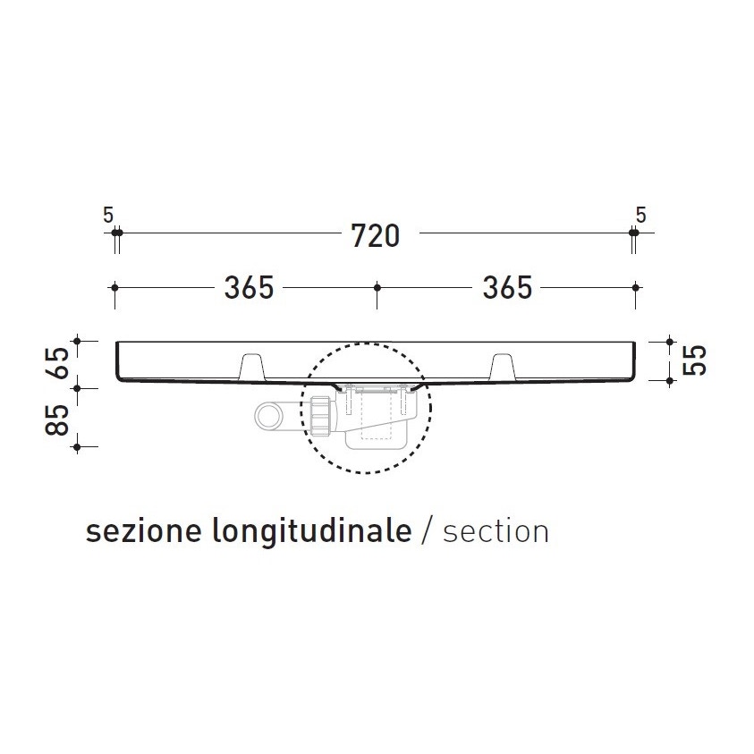 Immagine di Flaminia TATAMI contenitore in polistirene ad alta densità per 3 moduli 5000B3