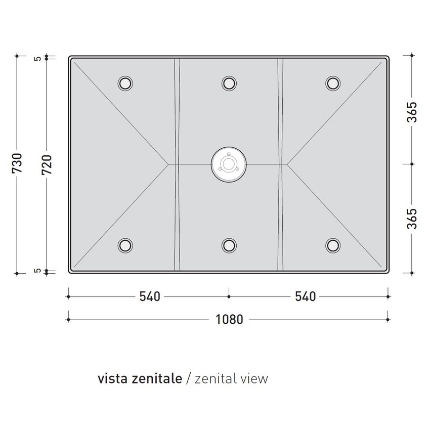 Immagine di Flaminia TATAMI contenitore in polistirene ad alta densità per 3 moduli 5000B3