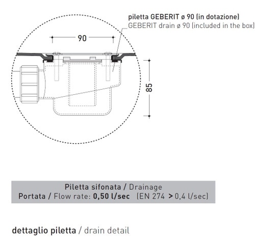 Immagine di Flaminia TATAMI contenitore in polistirene ad alta densità per 3 moduli 5000B3