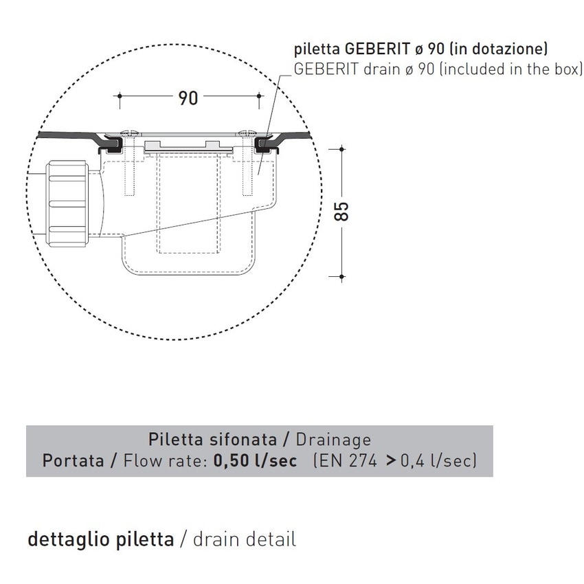 Immagine di Flaminia TATAMI contenitore in polistirene ad alta densità per 3 moduli 5000B3