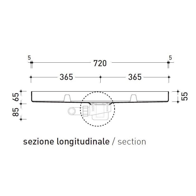 Immagine di Flaminia TATAMI contenitore in polistirene ad alta densità per 4 moduli 5000B4