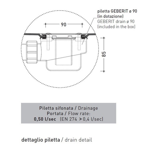 Immagine di Flaminia TATAMI contenitore in polistirene ad alta densità per 4 moduli 5000B4