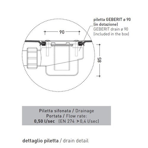 Immagine di Flaminia TATAMI contenitore in polistirene ad alta densità per 5 moduli 5000B5