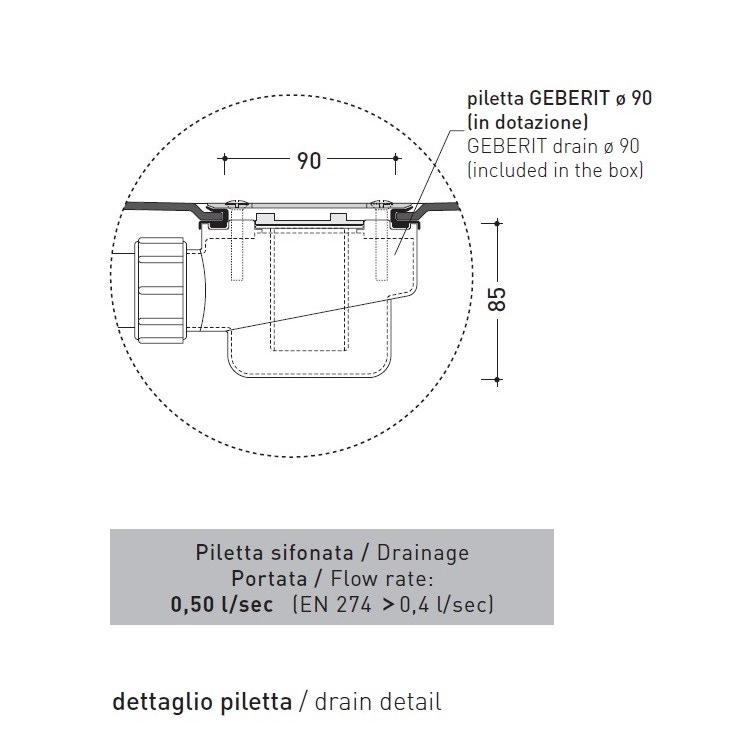 Immagine di Flaminia TATAMI contenitore in polistirene ad alta densità per 5 moduli 5000B5