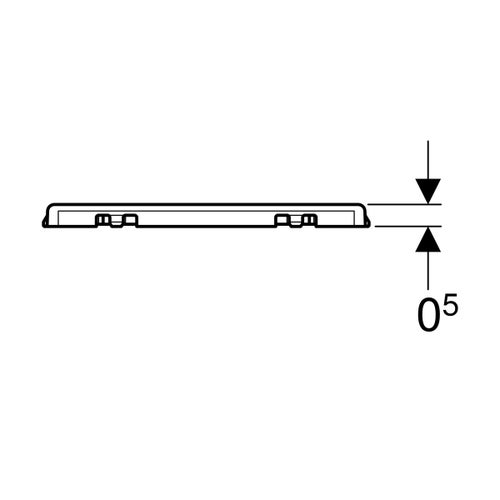 Immagine di Geberit griglia avvitata misura 8x8 cm 154.310.00.1