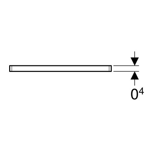 Immagine di Geberit griglia quadrata misura 8x8 cm 154.312.00.1