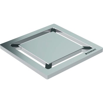 Geberit 154.052.00.1 sifone per doccia a pavimento, per altezza del  massetto 65–90 mm a filo dell'imbuto di scarico