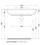 Immagine di Flaminia NUDA 85 lavabo 86 cm sospeso o appoggio monoforo con troppopieno, colore bianco finitura lucido 5081