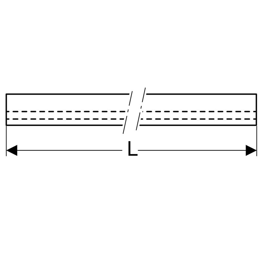 Immagine di Geberit profilo collettore per scarico a parete per doccia finitura acciaio inox spazzolato 154.340.FW.1