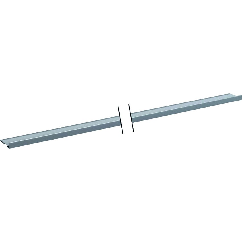 Immagine di Geberit profilo collettore per scarico a parete per doccia finitura acciaio inox spazzolato 154.341.FW.1
