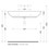 Immagine di Flaminia NUDA 95 lavabo 95 cm sospeso o appoggio senza troppopieno, colore bianco finitura lucido 5082