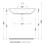 Immagine di Flaminia NUDASLIM lavabo 76 cm da appoggio o sospeso, senza troppopieno, colore bianco finitura lucido ND75L