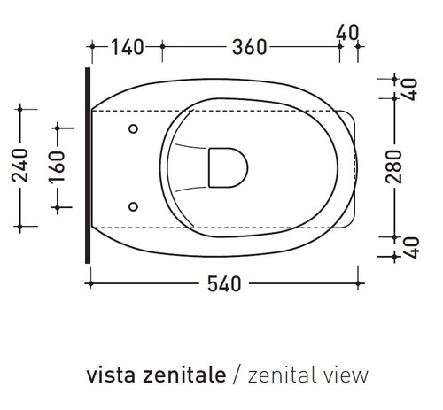 Immagine di Flaminia MADRE vaso back to wall con sistema goclean®, scarico S/P, senza sedile, colore bianco finitura lucido MA117G