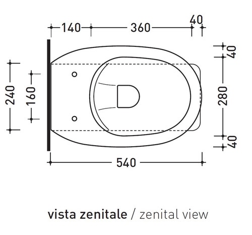 Immagine di Flaminia MADRE PLUS vaso back to wall con sistema goclean®, scarico a parete o a pavimento, senza sedile, colore bianco finitura lucido MA117RG