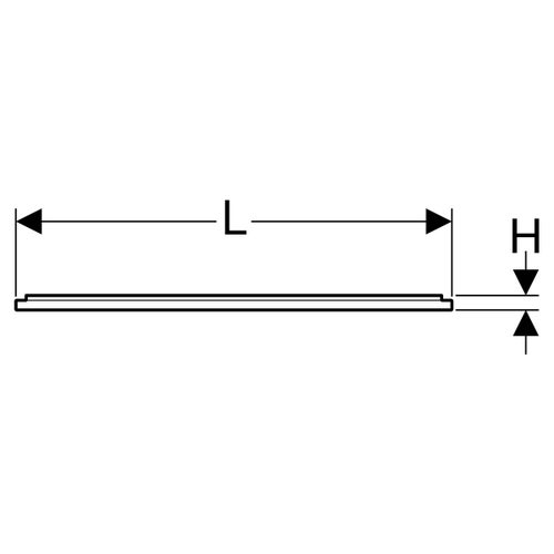 Immagine di Geberit telaio d'installazione per superficie doccia 90x90 cm, per 4 piedi di supporto 154.470.00.1