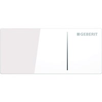 Immagine di Geberit comando a distanza tipo 70 per risciacquo a due quantità e per cassetta di risciacquo da incasso colore bianco 115.084.SI.1