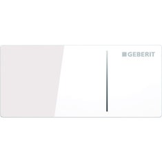 Immagine di Geberit comando a distanza tipo 70 per risciacquo a due quantità e per cassetta di risciacquo da incasso colore bianco 115.084.SI.1