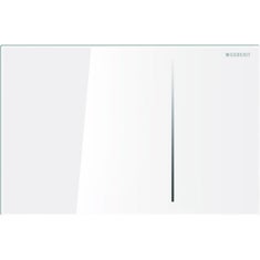 Immagine di Geberit SIGMA70 placca di comando per risciacquo a due quantità e per cassetta di risciacquo da incasso sigma 12 cm, colore bianco 115.620.SI.1