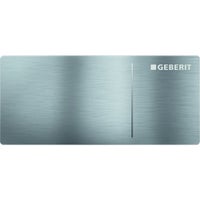 Immagine di Geberit comando a distanza tipo 70 per risciacquo a due quantità e per cassetta di risciacquo da incasso sigma 12 cm finitura acciaio inox spazzolato 115.630.FW.1