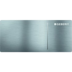 Immagine di Geberit comando a distanza tipo 70 per risciacquo a due quantità e per cassetta di risciacquo da incasso sigma 12 cm finitura acciaio inox spazzolato 115.630.FW.1