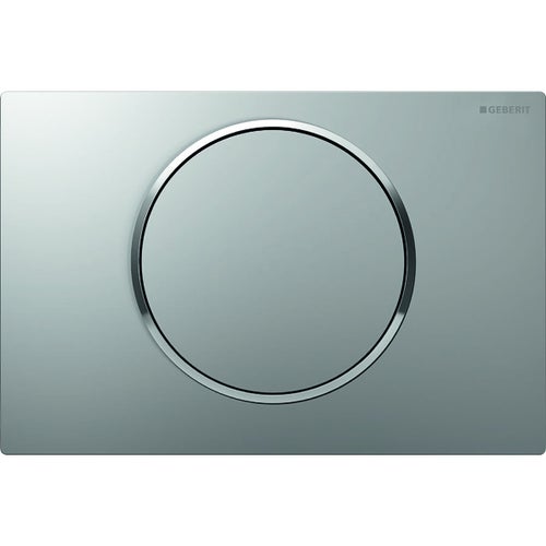 Immagine di Geberit placca di comando sigma10 per risciacquo con possibilità d'interruzione finitura cromo satinato/lucido 115.758.KN.5
