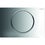 Immagine di Geberit SIGMA10 placca di comando per risciacquo con possibilità d'interruzione, placca e tasto finitura cromo, anello design finitura cromo satinato 115.758.KH.5