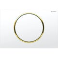 Immagine di Geberit SIGMA10 placca di comando per risciacquo con possibilità d'interruzione, placca e tasto colore bianco, anello design finitura dorato 115.758.KK.5