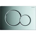 Immagine di Geberit SIGMA01  placca di comando per risciacquo a due quantità, finitura cromo 115.770.21.5