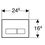 Immagine di Geberit SIGMA50 placca di comando per risciacquo a due quantità, finitura personalizzabile 115.788.00.1