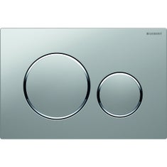 Immagine di Geberit placca di comando sigma20 per risciacquo a due quantità finitura cromo satinato/lucido 115.882.KN.1