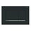 Immagine di Geberit SIGMA20 placca di comando per risciacquo a due quantità, placca e tasti colore nero finitura opaco, profili design e telaio finitura cromo 115.883.14.1