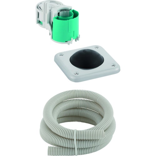 Immagine di Geberit comando per wc con azionamento pneumatico del risciacquo, risciacquo ad una quantità, pulsante a pedale per pavimento 115.939.00.1