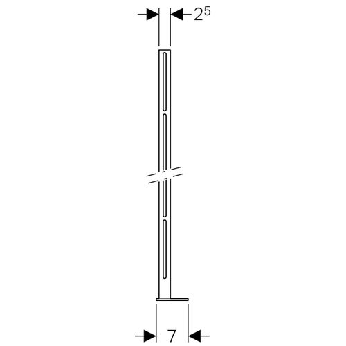 Immagine di Geberit COMBIFIX kit di montanti con piastra di base 457.872.26.1