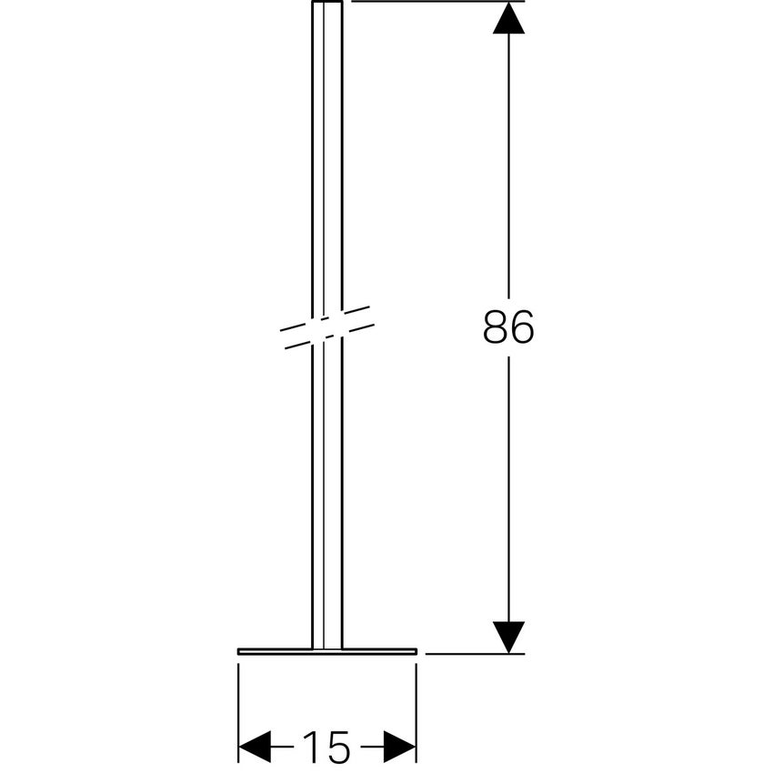 Immagine di Geberit COMBIFIX kit di montanti con piastra di base 457.872.26.1