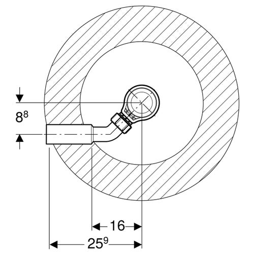 Immagine di Geberit sifone doccia d62, con tappo per piletta, finitura cromo 150.689.21.1