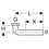 Immagine di Geberit curva tecnica 90° con dado di raccordo 152.127.16.1