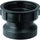 Geberit raccordo diritto con dado di raccordo 1 1/4" colore nero 152.175.16.1