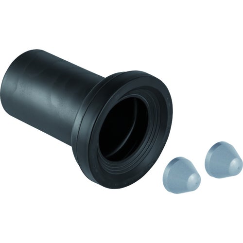 Immagine di Geberit raccordo diritto con morsetto e cappuccio di copertura colore bianco 152.420.11.1