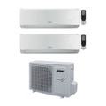 Immagine di Aermec SLG R32 Climatizzatore dual split inverter | unità esterna 4.1 kW unità interne 7000+7000 BTU MLG420+2xSLG200W