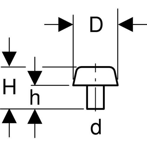Immagine di Geberit rosone di chiusura per sifone per lavabo colore bianco 242.120.11.1