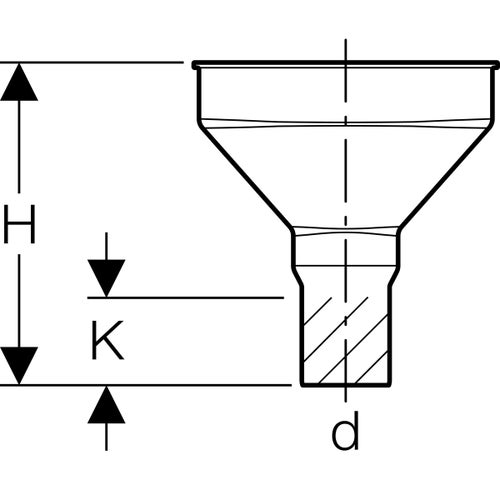 Immagine di Geberit imbuto ovale colore nero 352.377.16.1